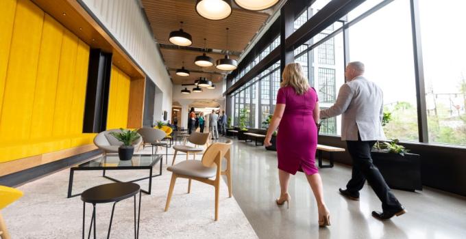 inside of retail building