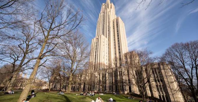 outside campus view of cathedral